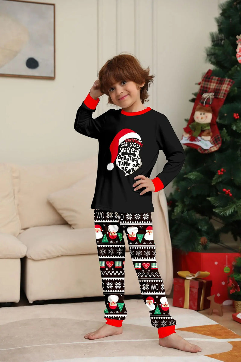 Christmas Pajamas Outfits Family Matching 2025 New Year Mother Daughter Father Son 2PCS Pyjamas  Adult Kids Xmas Baby Clothing