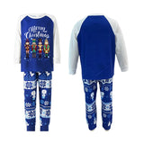 Family Matching Christmas Pajama Set Nutcracker Print Raglan Sleeve Tops Elastic Waist Pants Fall Winter Family Xmas Sleepwear