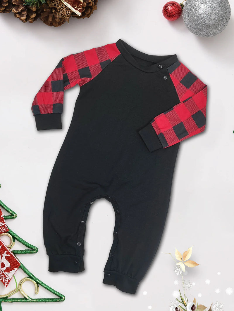 Xmas Gift 2025 new Support Christmas Family Pajamas Set Parent-child 2 Pieces Home Suit Soft Loose Sleepwear Baby&Dog Romper